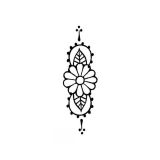 Květinový motiv - tetovačka