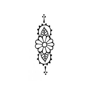 Květinový motiv - tetovačka
